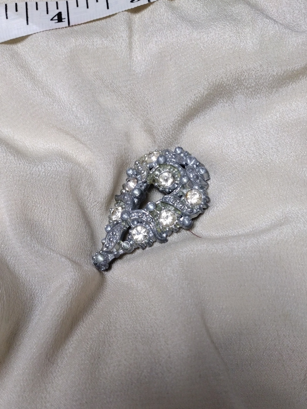Vintage Teardrop Brooch